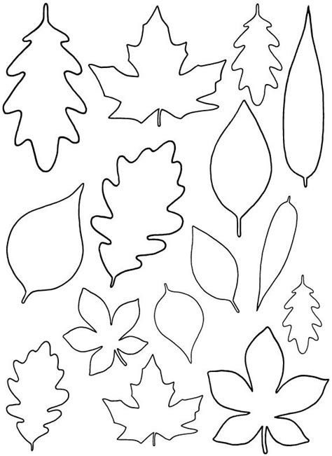 Embed this art into your website: Free Leaf Templates - Coloring Home