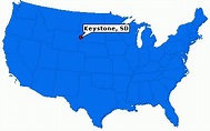 Keystone, South Dakota - Map Locator