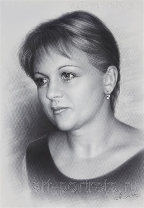 A Beautiful Woman Portrait Woman Face Drawing