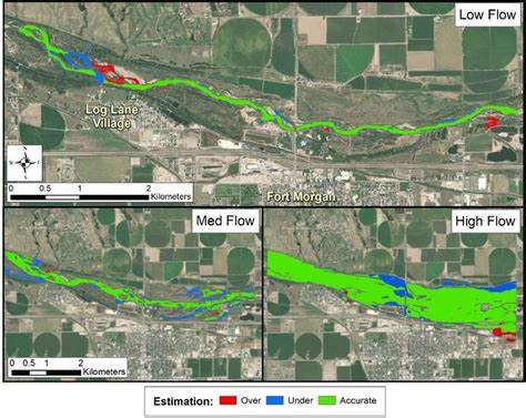 Fort Morgan CO CO Flood Map Comparison Between AutoRoute Simulations Download Scientific