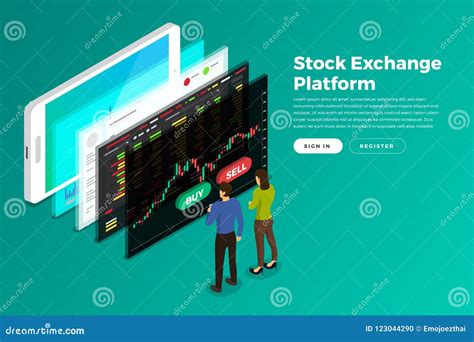 Stock Trader Exchange Stock Vector Illustration Of Money 123044290