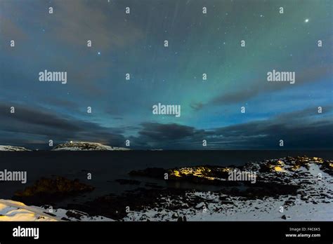 Polar Lights Aurora Borealis Stock Photo Alamy