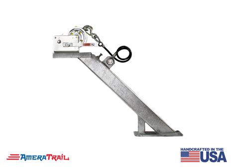Adjustable Winch Stand Post 45° W 26 And 34 Base Heights Winch