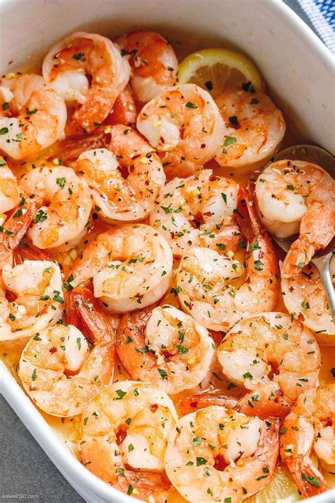 So take your pen and let's plan together your diabetic diet chart. Baked Shrimp with Lemon Garlic Butter Sauce | Cooked ...