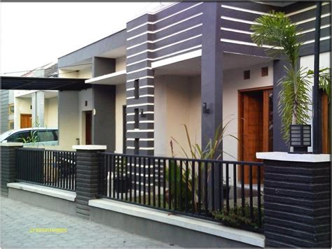 65 Model Desain Pagar Rumah Minimalis Modern Klasik ...
