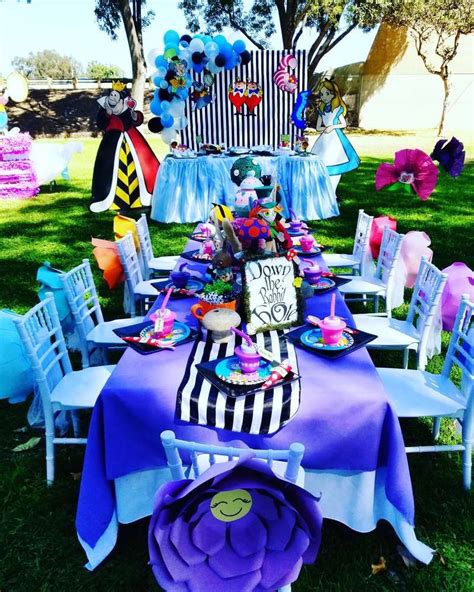 Elegant Alice In Wonderland Themed Party 2023