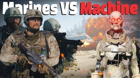 Marines Vs Kellogg Semi Realistic Modded Gameplay Fallout 4