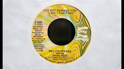 Melvin Sparks Featuring Jimmy Scott I Ve Got To Have You Youtube