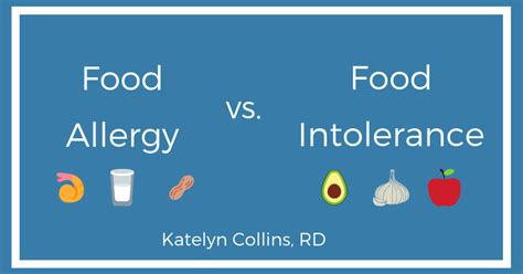Food Allergy Vs Food Intolerance Katelyn Wilson Rd