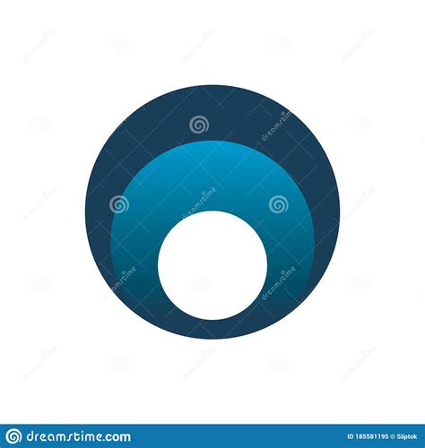 Blue Circle Abstract Logo Design Stock Vector Illustration Of Business Infinity 185581195