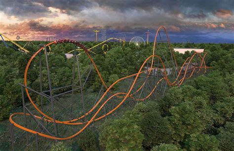 The Worlds Tallest Longest And Fastest Single Rail Roller Coaster Will Open This Year In Nj