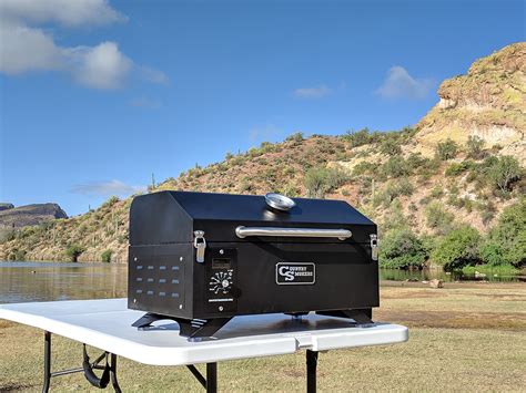 I don't like the idea of being tethered to a vehicle by an extension cord. Country Smokers,The Traveler - Portable Wood Pellet Grill ...