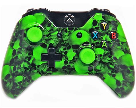 This Is Our Skulls Green Xbox One Modded Controller It Is A Perfect