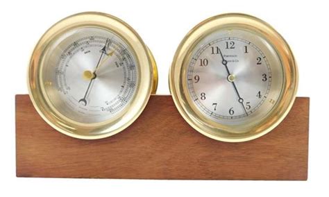 Lot Clocks Tiffany And Co Nautical Portfolio Clock And Weather