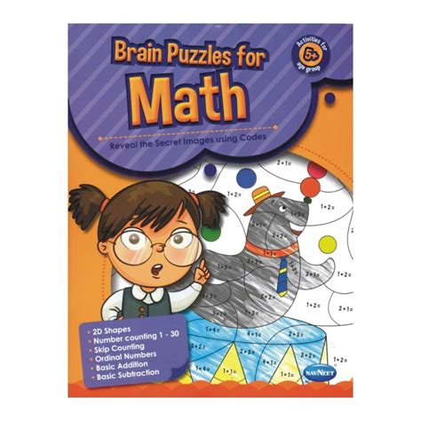 Navneet Brain Puzzles For Math Activities For 5 Age Group