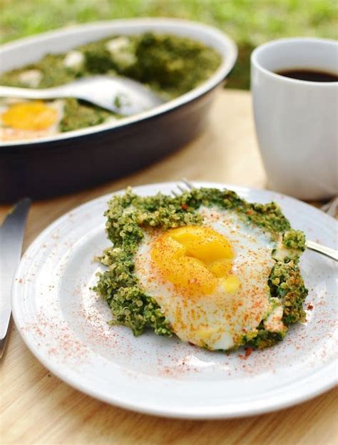 Egg Spinach Quinoa Breakfast Recipe On Yummly Yummly Recipe