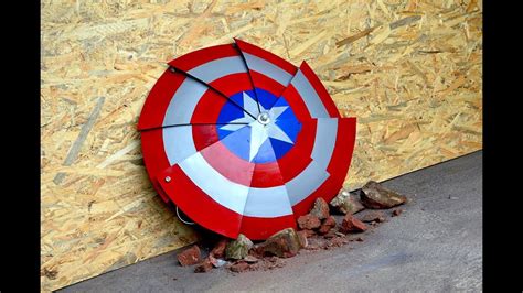 Homemade Heavy Duty Folding Captain America Shield Youtube