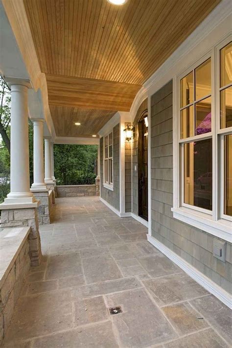 09 Beautiful Wooden And Stone Front Porch Ideas Decoradeas Porch