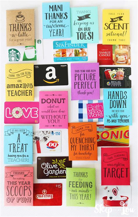 Fun Ways To Give T Cards For Teacher Appreciation It