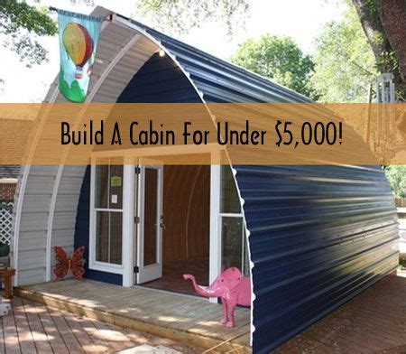 For of cabin of this caliber, you're going to need to build it out of logs. Build A Cabin In A Weekend For Under $5,000 | Nest ...
