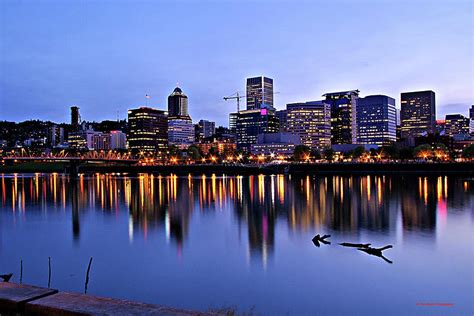 Portland's Willamette River Photograph by Don Siebel