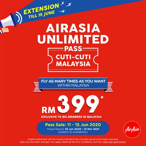 Senarai cuti umum atau hari kelepasan am untuk tahun 2020. AirAsia Unlimited Pass Cuti-Cuti Malaysia Sale Extended
