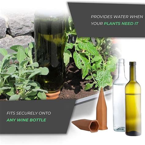 Hydro Wine Terracotta Watering Stakes Provide The Ideal Amount Of Water