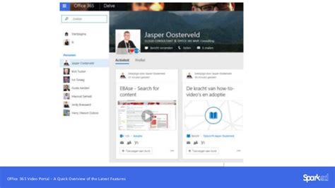Unity Connect 2015 Office 365 Video Portal A Quick Overview Of Th