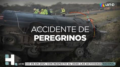 Trágico accidente Mueren 13 peregrinos en accidente automovilístico