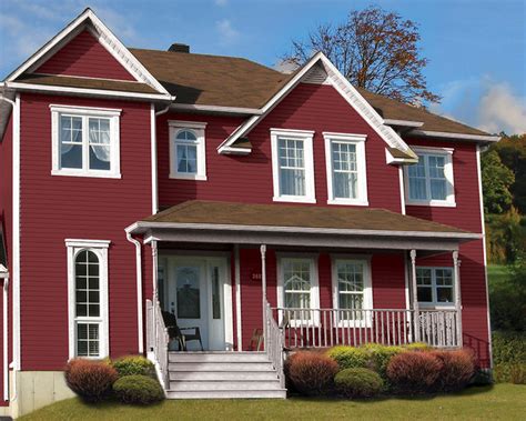 Davinci Cabot Red Vinyl Siding Traditional Exterior Other By Kaycan
