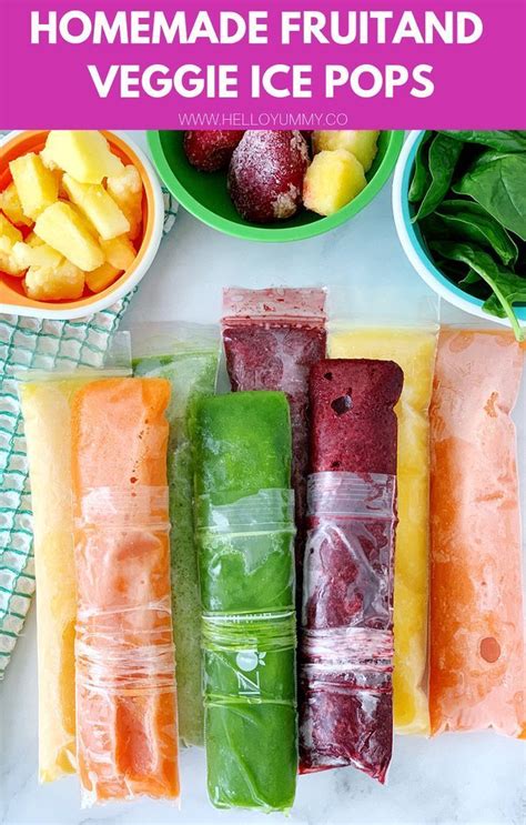 How To Make Healthy Ice Pops Recipe Healthy Fruits And Vegetables