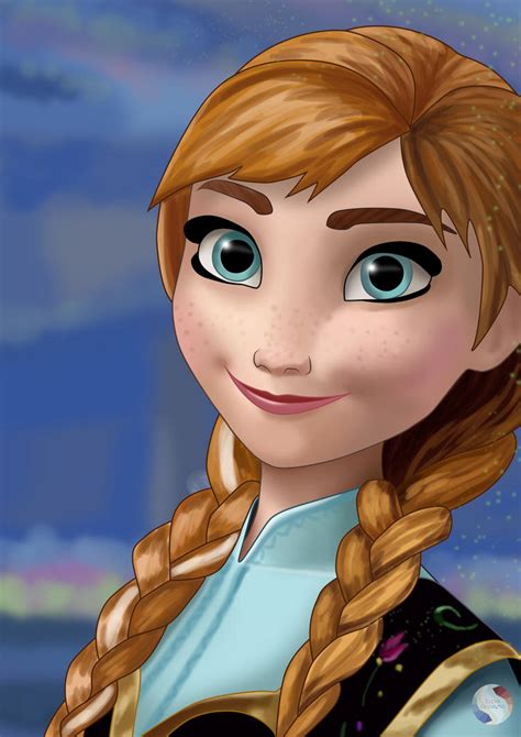 Anna Frozen By Elenagusarova On Deviantart