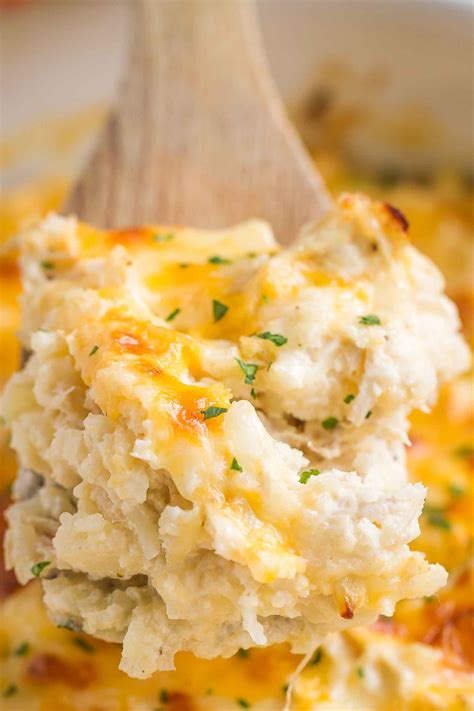 Josh axe, dc, dnm, cn. Creamy Chicken and Cauliflower Rice Casserole Recipe ...