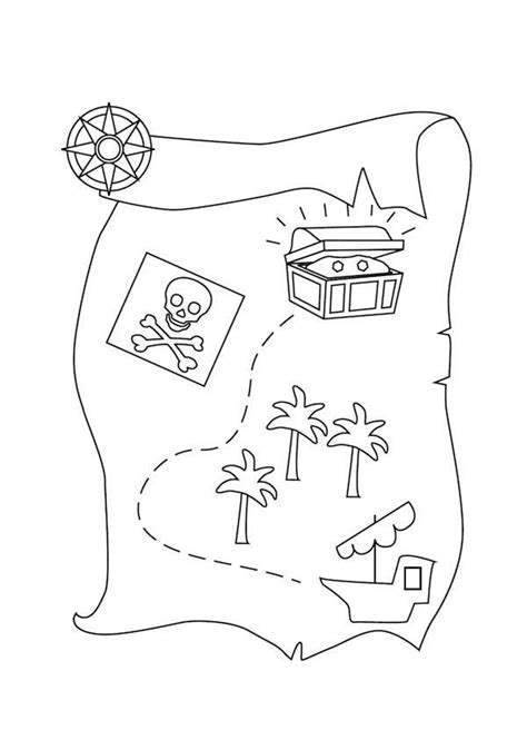 Select from 35970 printable crafts of cartoons, nature, animals, bible and many more. Treasure Map Coloring Pages
