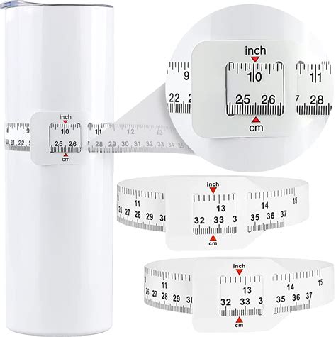 2 Pcs Tumblers Width Measure Ruler For Sublimation Blank