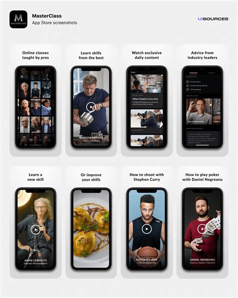Masterclass App Store Screenshots Screenshots Ui Sources