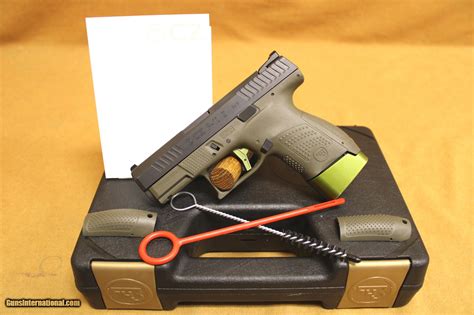 CZ USA P-10S OD Green w/ HYVE Mag Extensions (12+3, 15Rd) 91565