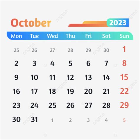 Gambar Kalendar Oktober 2023 Bulanan Oktober 2023 Kalendar Oktober