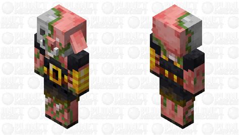 Zombified Piglin Brute Minecraft Mob Skin