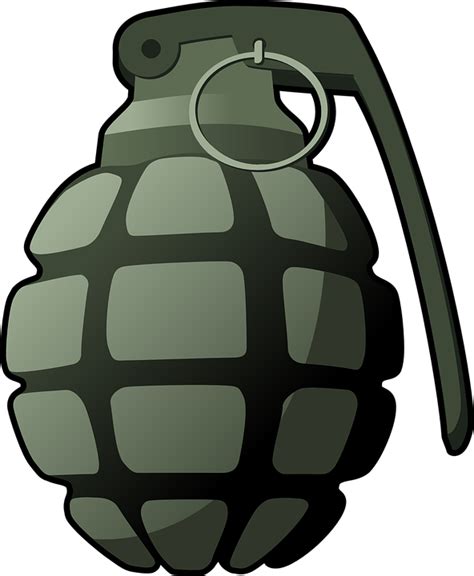 Hand Grenade Explosive · Free Vector Graphic On Pixabay