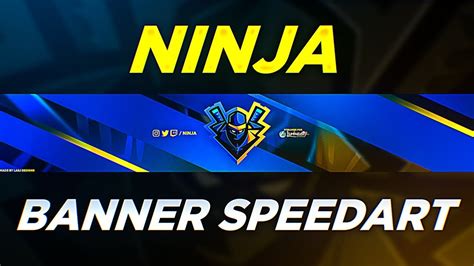 Ninja Banner Speedart Youtube
