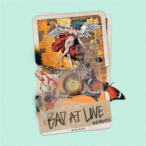 Check out halsey's powerful album cover here! Halsey - Bad At Love (Remixes) Lyrics and Tracklist | Genius