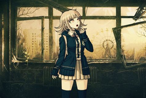 Nanami Chiaki Danganronpa Anime Quick Art Storage Art Background