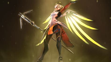 Mercy Guardian Angel Overwatch 5k Wallpapers Hd
