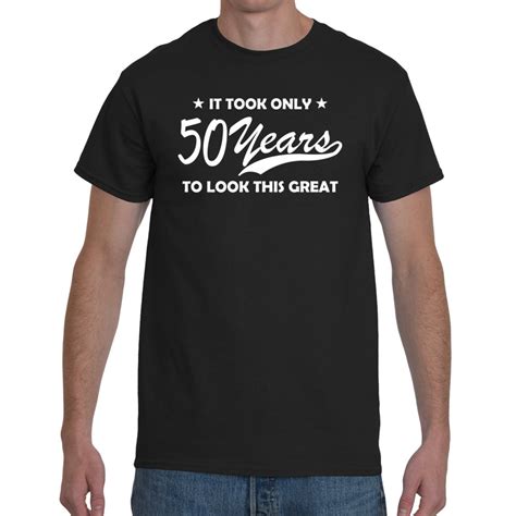Funny 50 Years Old T Shirt 50th Birthday Shirt 50th Birthday Etsy