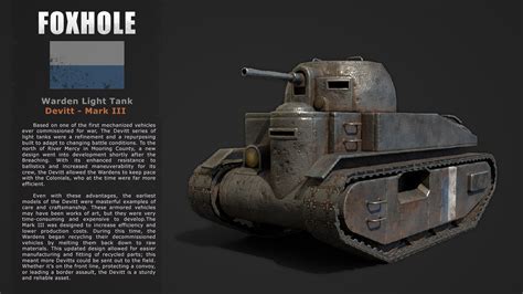 Warden Light Tank Rifle Grenade Launcher And More News Foxhole Moddb