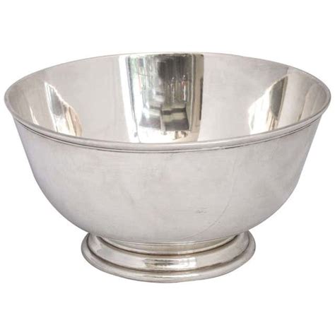 Sterling Silver Revere Style Bowl At 1stdibs