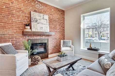 Red Brick Fireplace Accent Wall – I Am Chris
