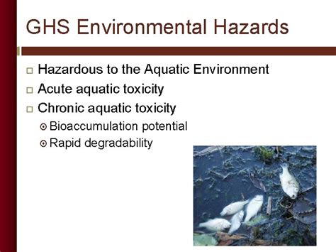 Environmental Health And Safety Dept Hazard Communication Ghs