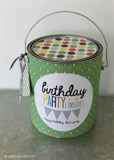 Gift giving in college is a lot tougher than it was in high school. Party in a Can Birthday Gift Idea